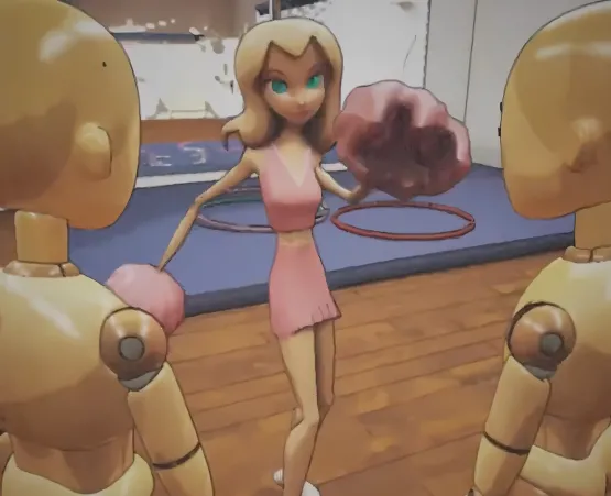 Screengrab of trailer cheerleader